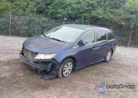 2014 Honda Odyssey Ex from USA, damaged, VIN 5FNRL5H41EB055259